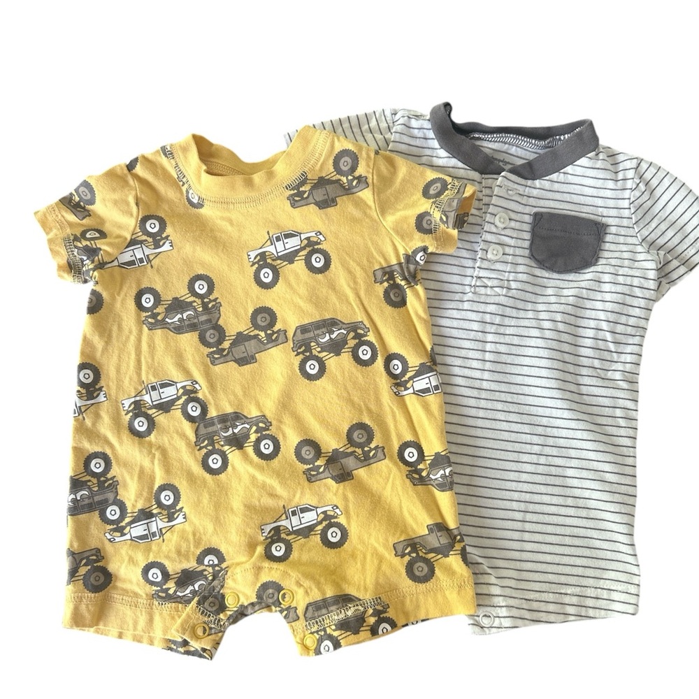 Carter's baby boy bundle, 3 months MONSTER TRUCKS